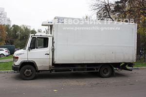 Грузовик для квартирных и дачных переездов, перевозки мебели в Дмитровском районе